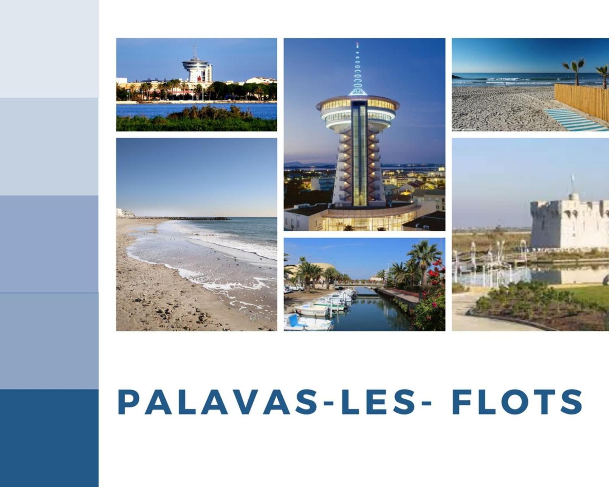 T2 Label Plage Piscine Proche Mer Parking Palavas Buitenkant foto